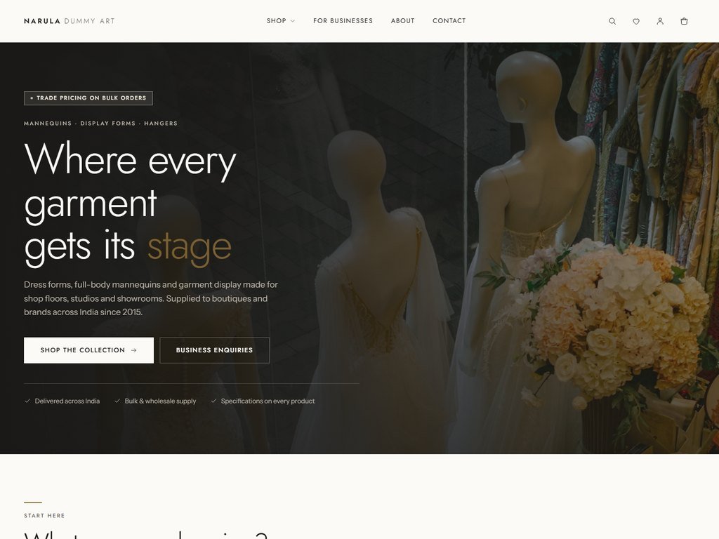 Naruladummyart website